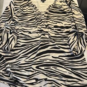 Torrid Harper Blouse Animal Print EUC sz 2X